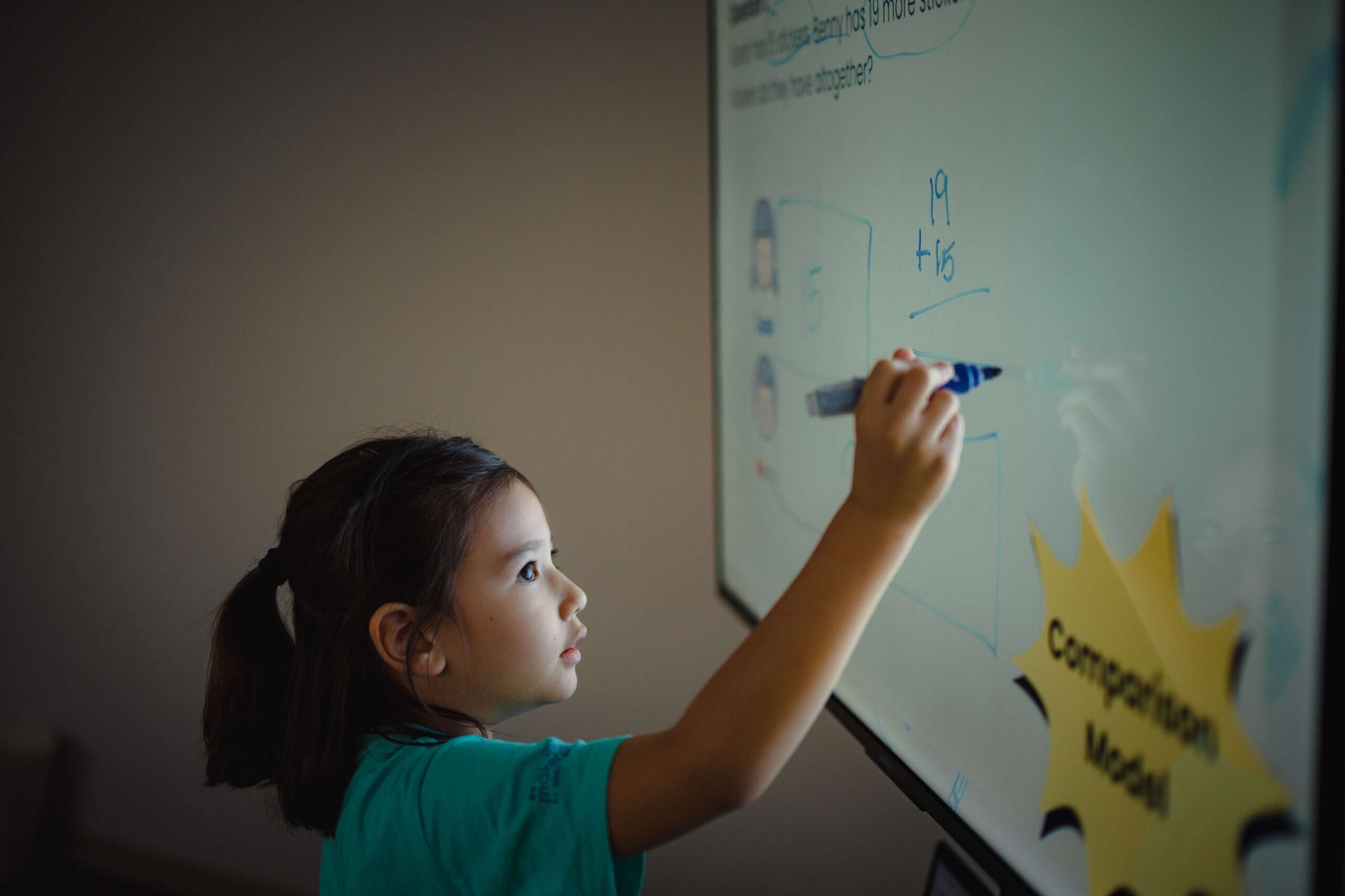 Children exploring our EXRAE methodology