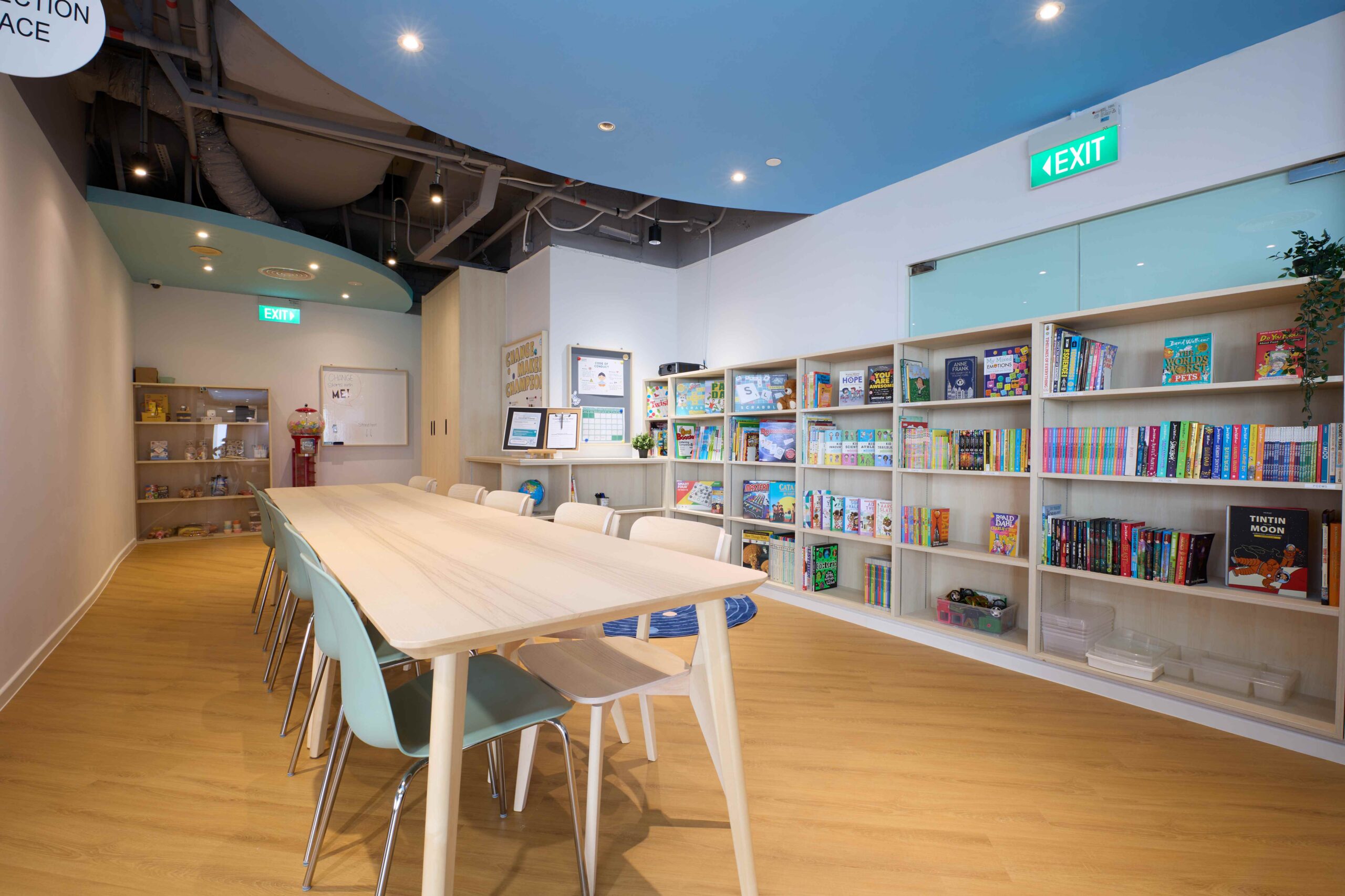 classroom of changemakers at Parkway Parade, Marine Parade.